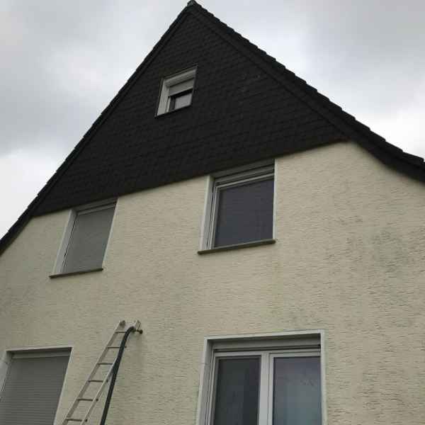 Außenwanddämmung mit isofloc Pearls WLG 033.