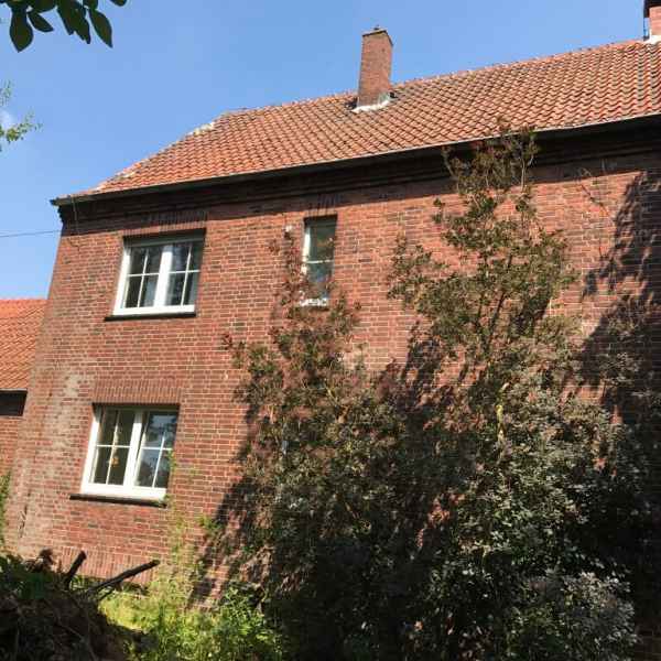 Schöne Klinkerfassade, leider ohne Dämmung dahinter.