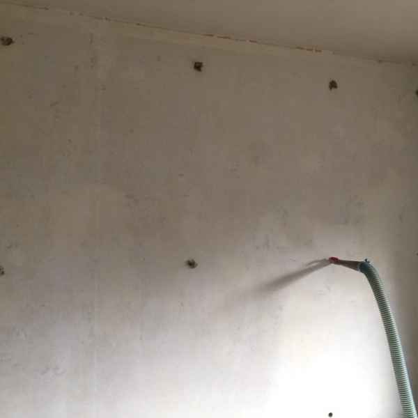 22mm-Bohrlöcher für das Einblasverfahren.