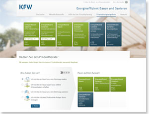 Webseite KFW